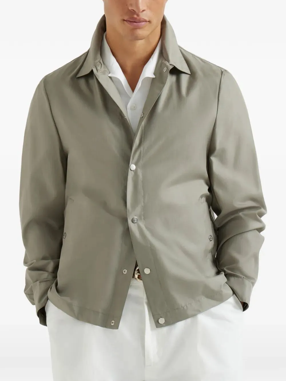 Bonded Silk Unlined Outerwear Jacket sold by Wanan Luxury product image thumbnail 3