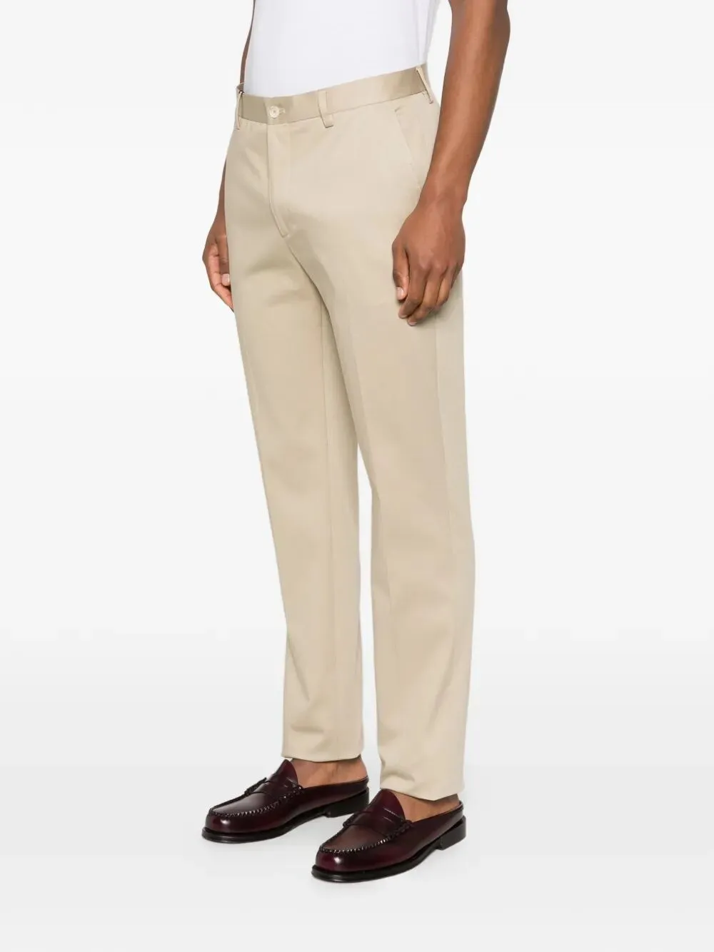 Roma Cotton Straight-Leg Trousers sold by Wanan Luxury product image thumbnail 4