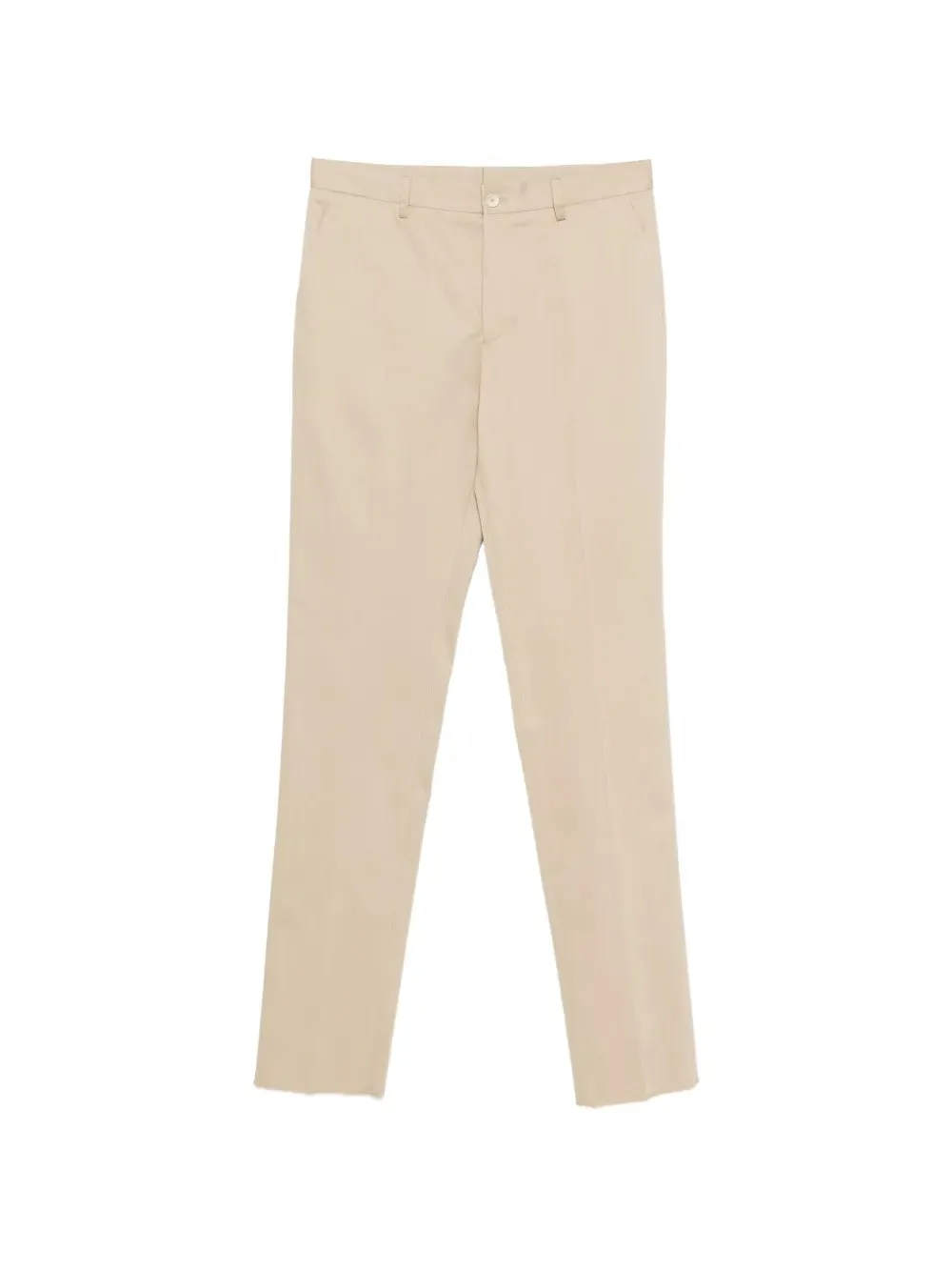 Roma Cotton Straight-Leg Trousers sold by Wanan Luxury
