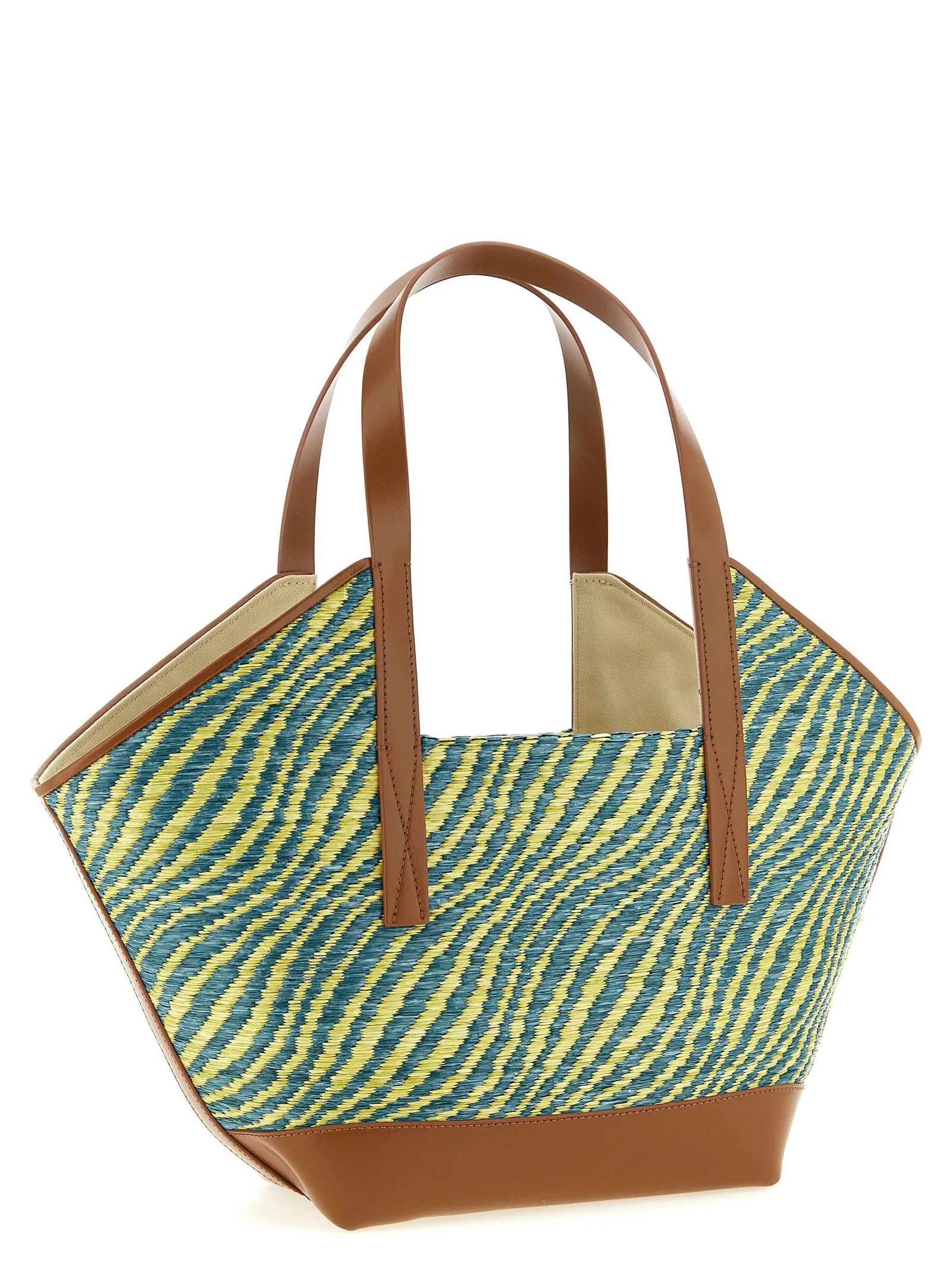 Waves Piccola Tote Bag Green sold by Wanan Luxury product image thumbnail 2