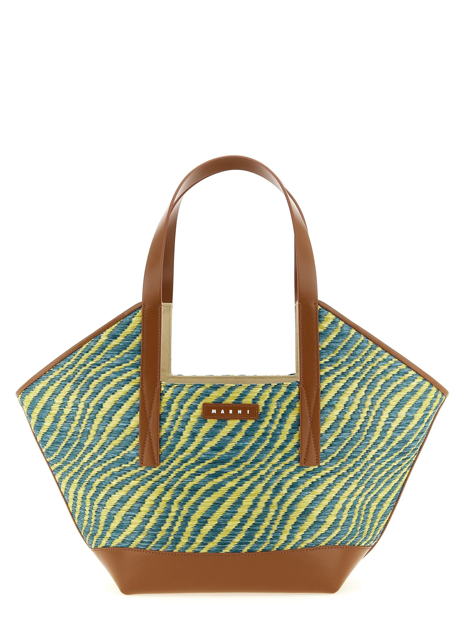 Waves Piccola Tote Bag Green sold by Wanan Luxury
