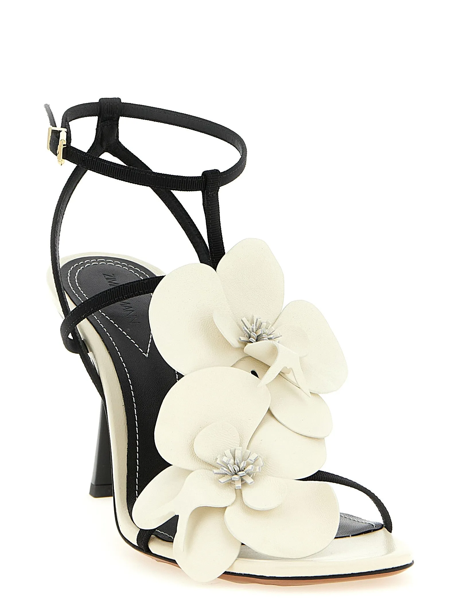 Orchid Sandals White/Black sold by Wanan Luxury product image thumbnail 3