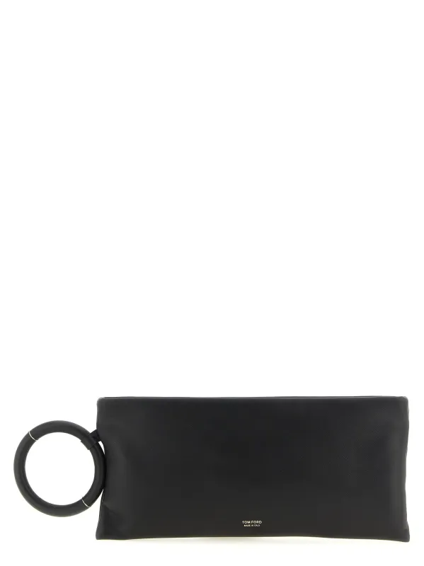 Nappa Leather Clutch Black sold by Wanan Luxury