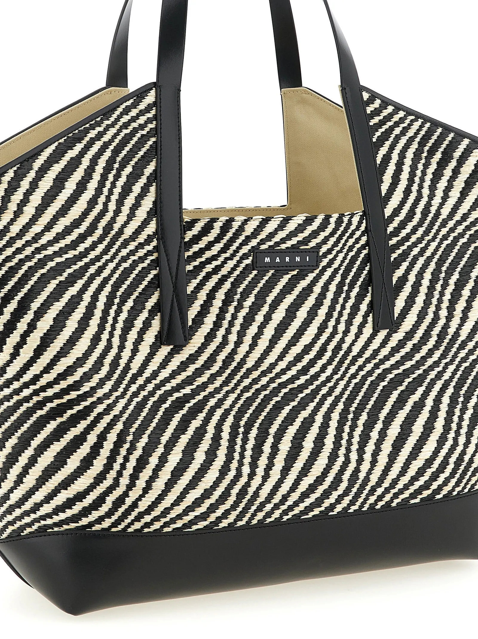 Waves Tote Bag Black sold by Wanan Luxury product image thumbnail 3