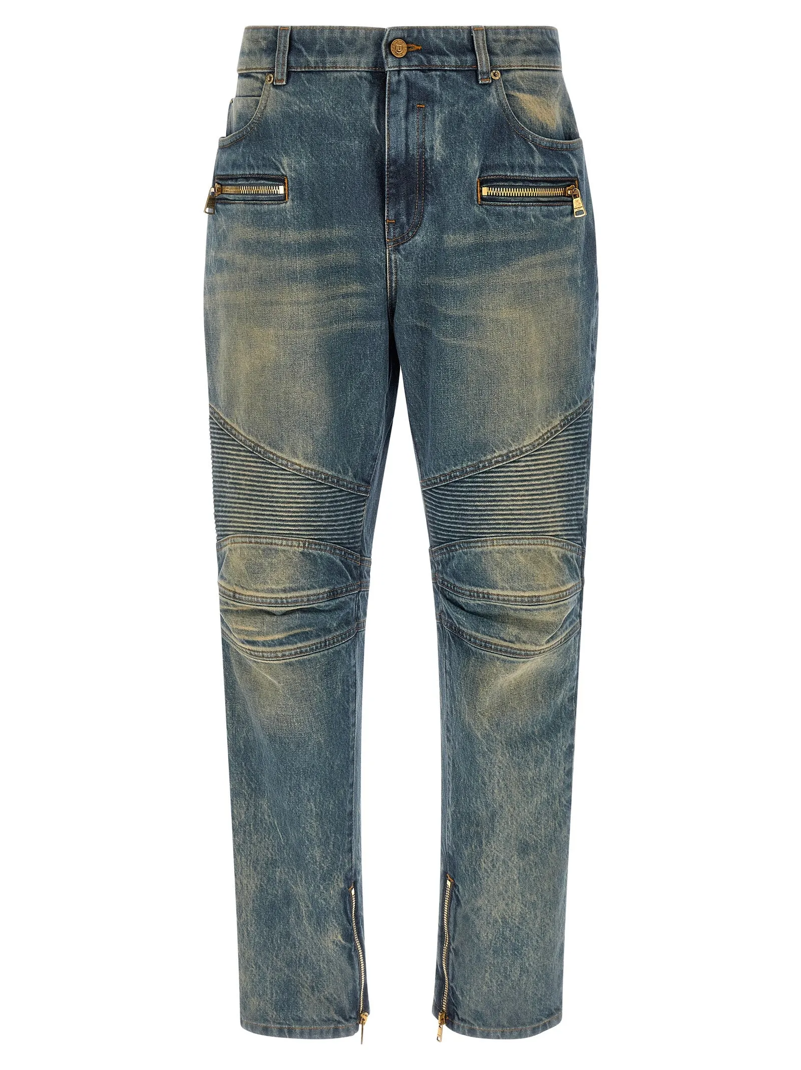 Biker Jeans Blue sold by Wanan Luxury