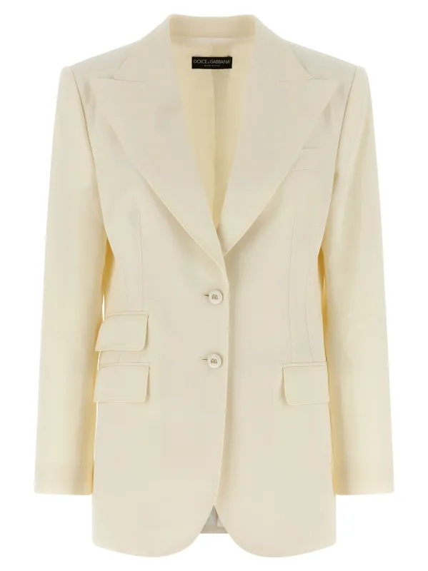 Turlington Blazers White sold by Wanan Luxury