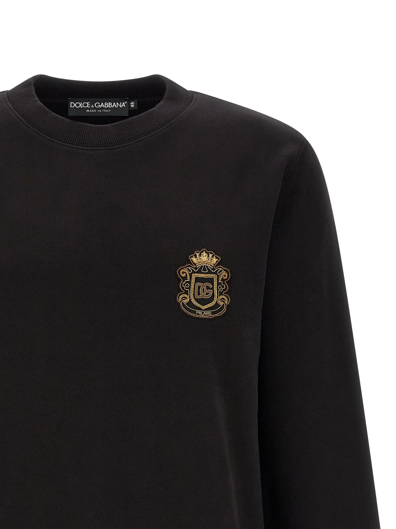Heraldic Patch Sweatshirt Black sold by Wanan Luxury product image thumbnail 3