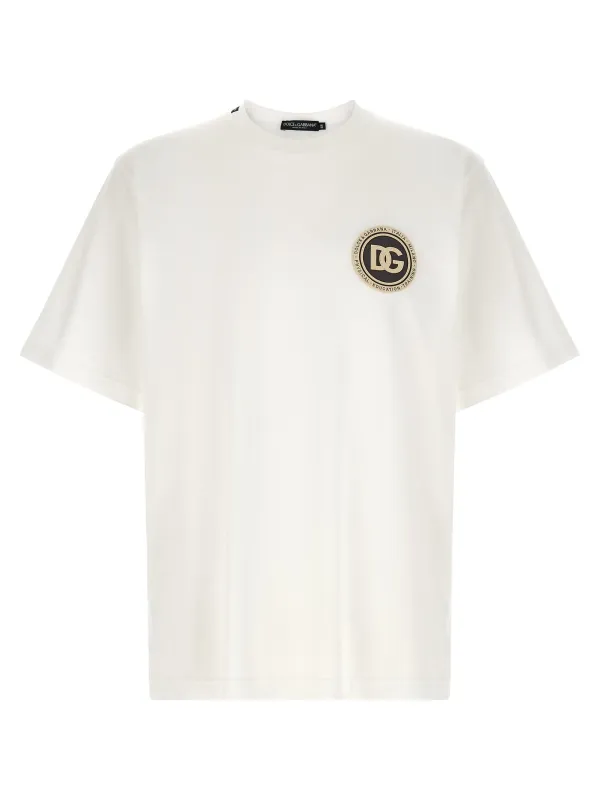 Dg T-Shirt White made by Dolce & Gabanna