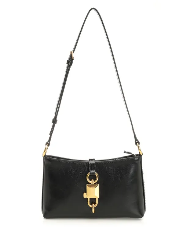 Lock Shoulder Bag Shoulder Bags Black made by Dolce & Gabanna