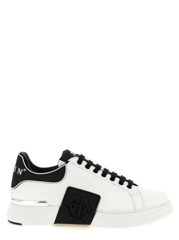Phantom Kick$ Sneakers White/Black sold by Wanan Luxury