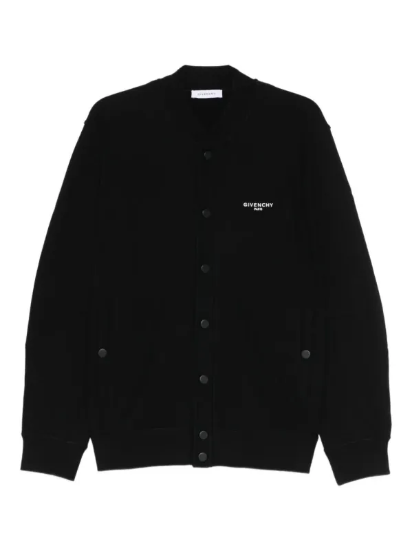 Couture Seam Fleece Cardigan With Givenchy Embroidery sold by Wanan Luxury