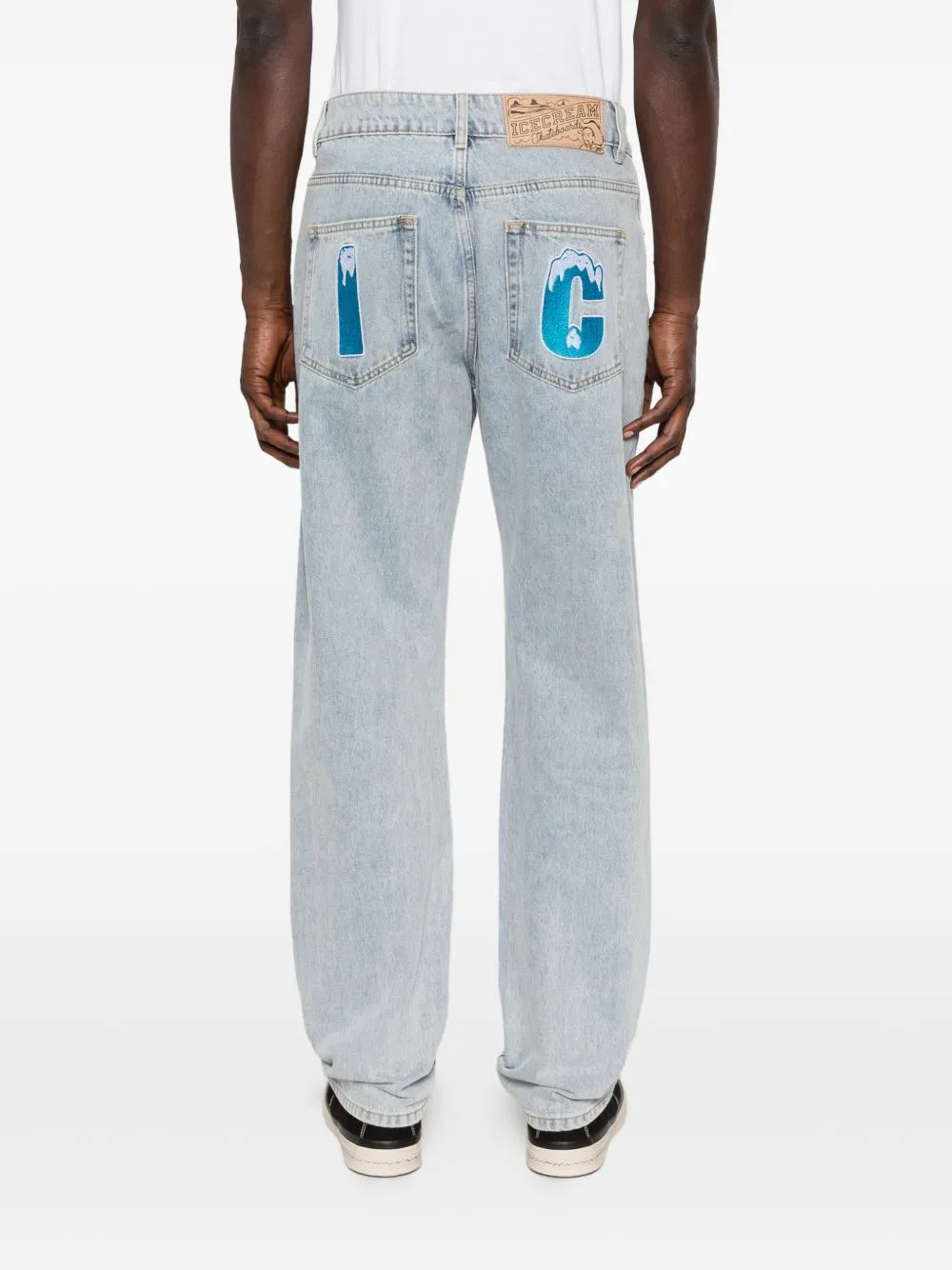 Crystal Running Dog Denim Jeans sold by Wanan Luxury product image thumbnail 4