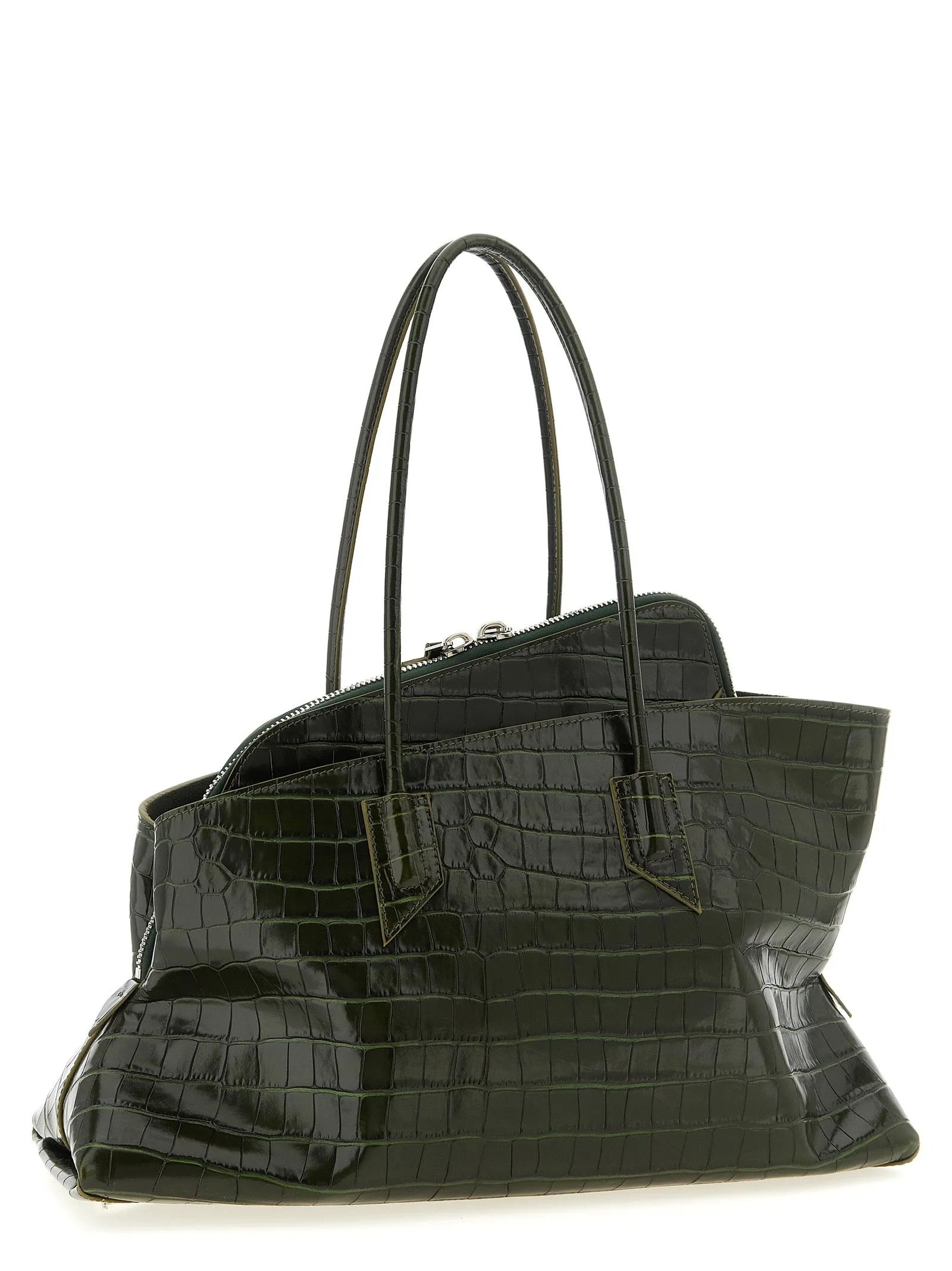 La Passeggiata Medium Shoulder Bags Green sold by Wanan Luxury product image thumbnail 2