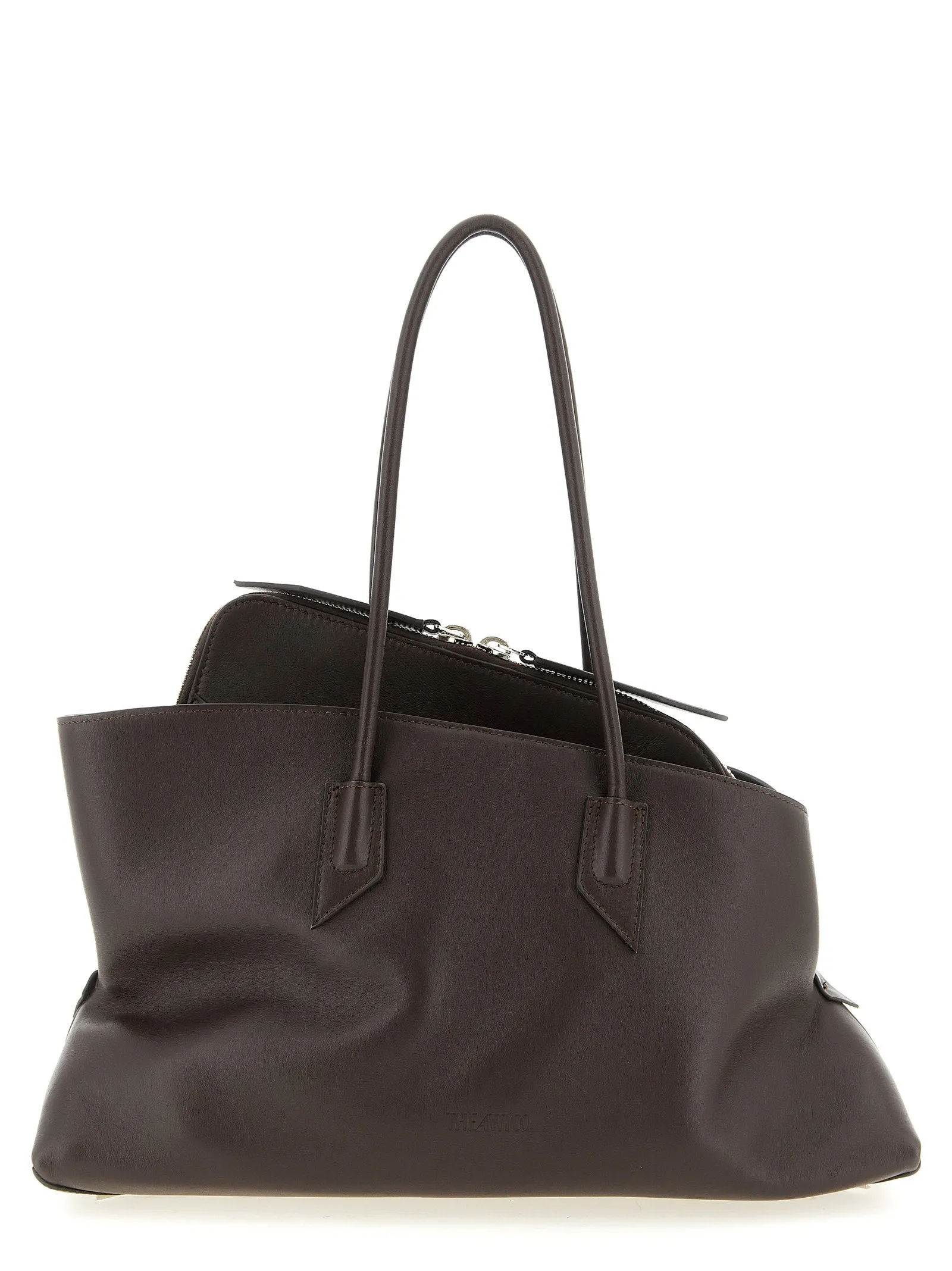 La Passeggiata Medium Shoulder Bags Brown sold by Wanan Luxury