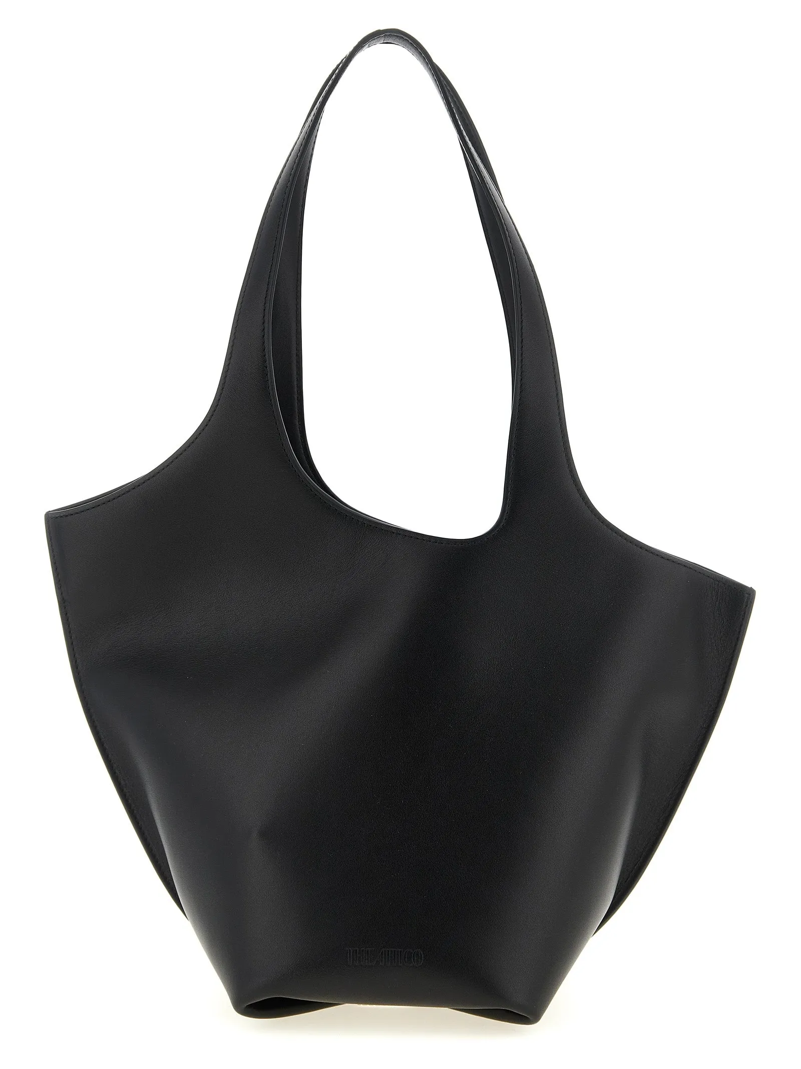 La Scoop Medium Shoulder Bags Black sold by Wanan Luxury