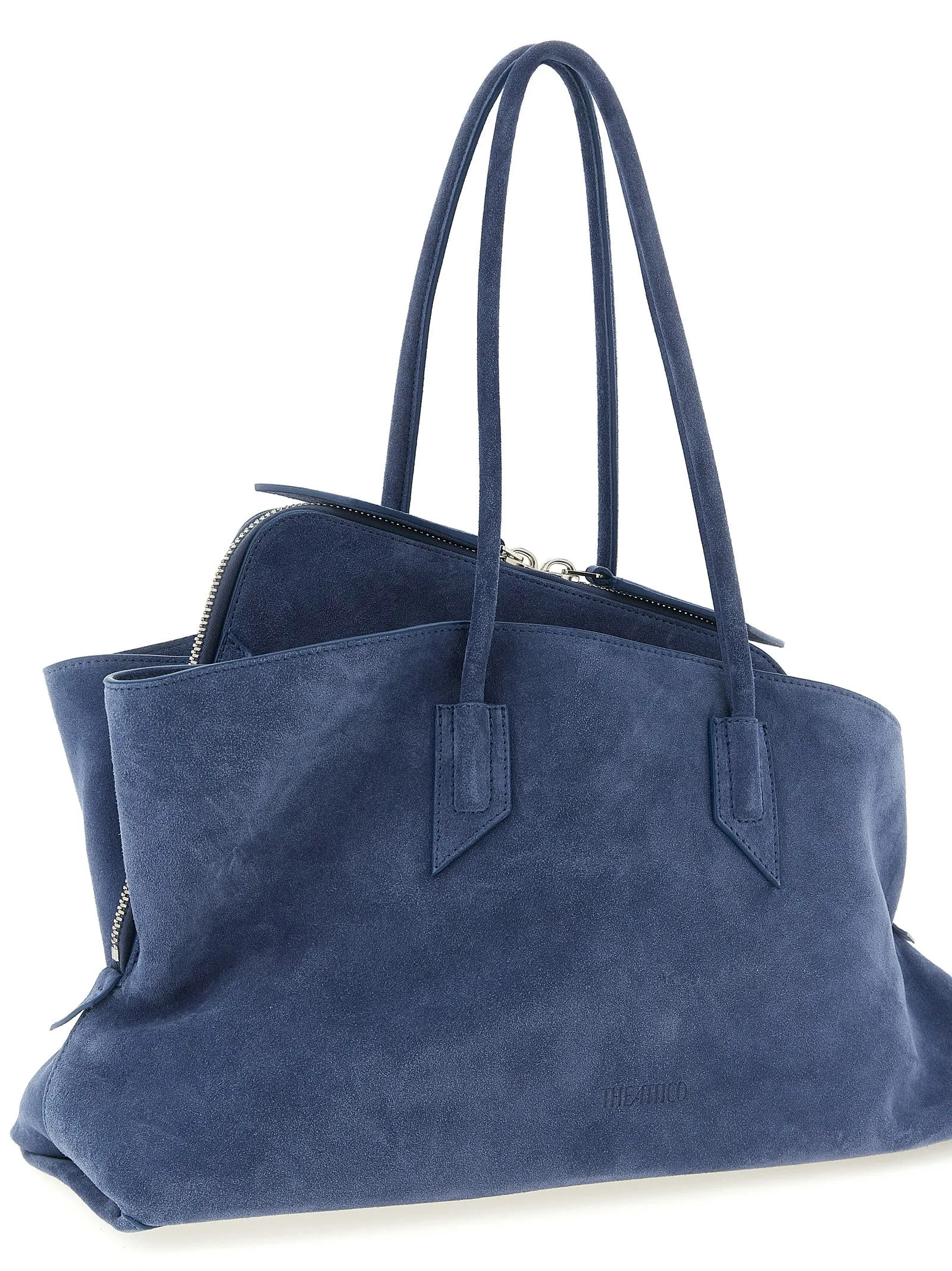 La Passeggiata Medium Shoulder Bags Blue sold by Wanan Luxury product image thumbnail 3