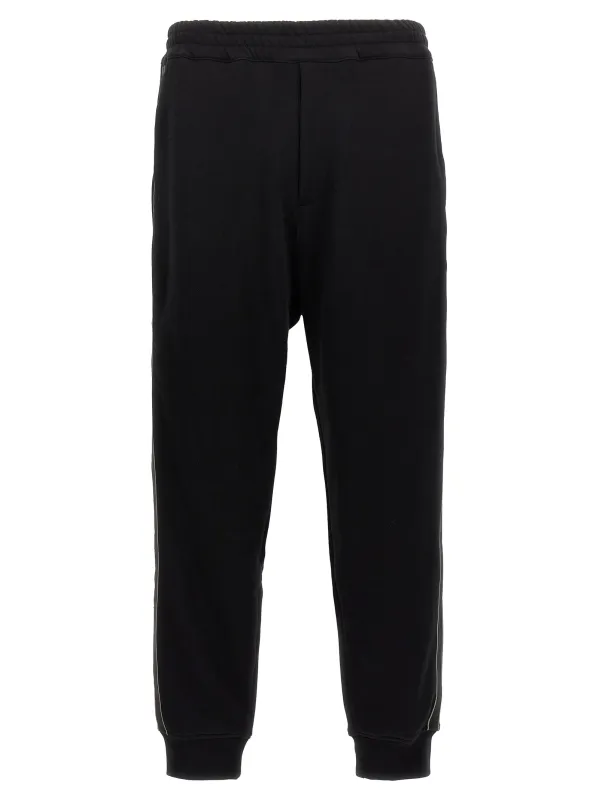 Side Band Joggers Pants Black made by Alexander McQueen