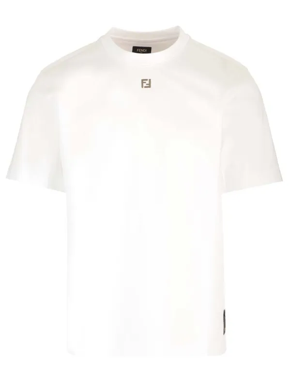 Fendi Roma T-Shirt White sold by Wanan Luxury