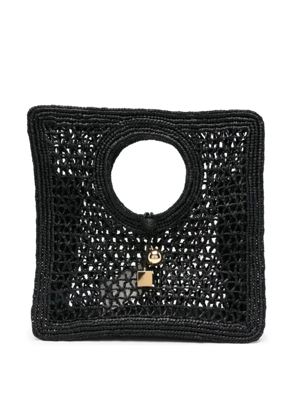 Le Petit Carre Spiaggia Rafia Handbag sold by Wanan Luxury