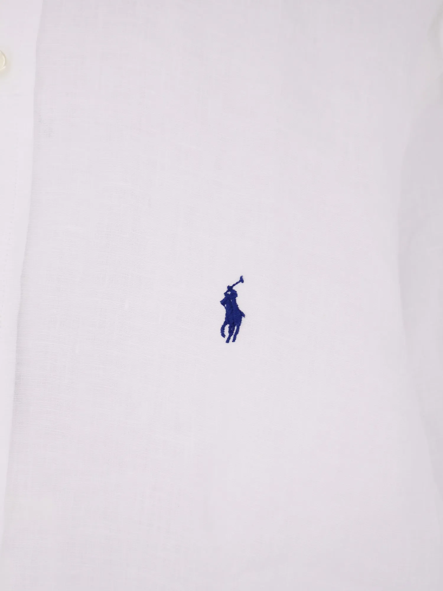 Linen Shirt With Embroidered Logo On The Front sold by Wanan Luxury product image thumbnail 3