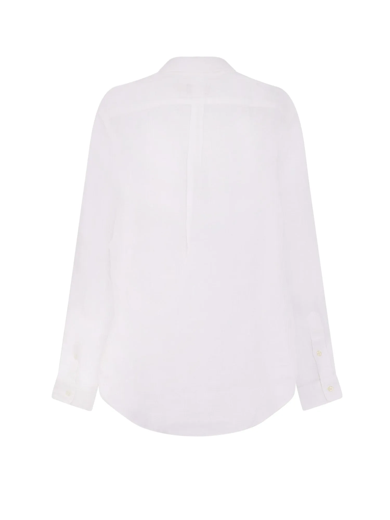 Linen Shirt With Embroidered Logo On The Front sold by Wanan Luxury product image thumbnail 2