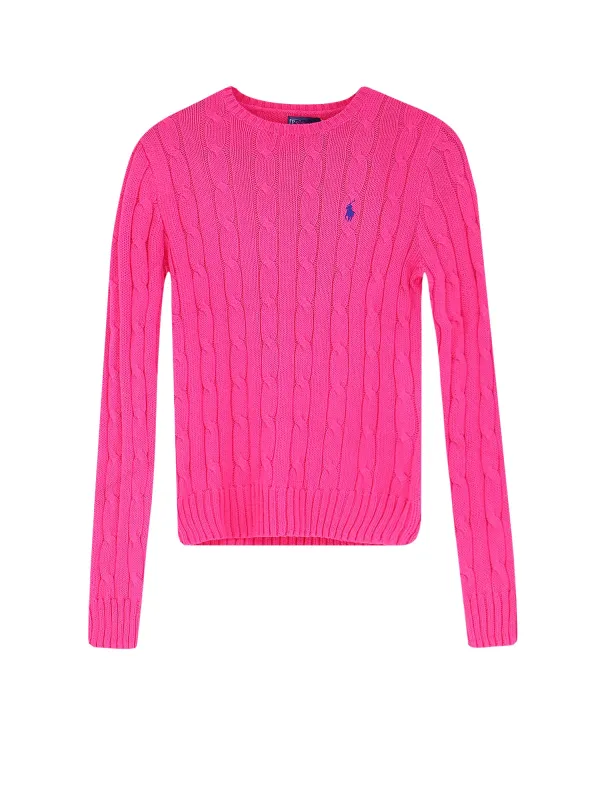 Cotton Sweater With Embroidered Logo On The Front sold by Wanan Luxury