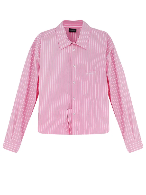 Folded Striped Cotton Shirt sold by Wanan Luxury