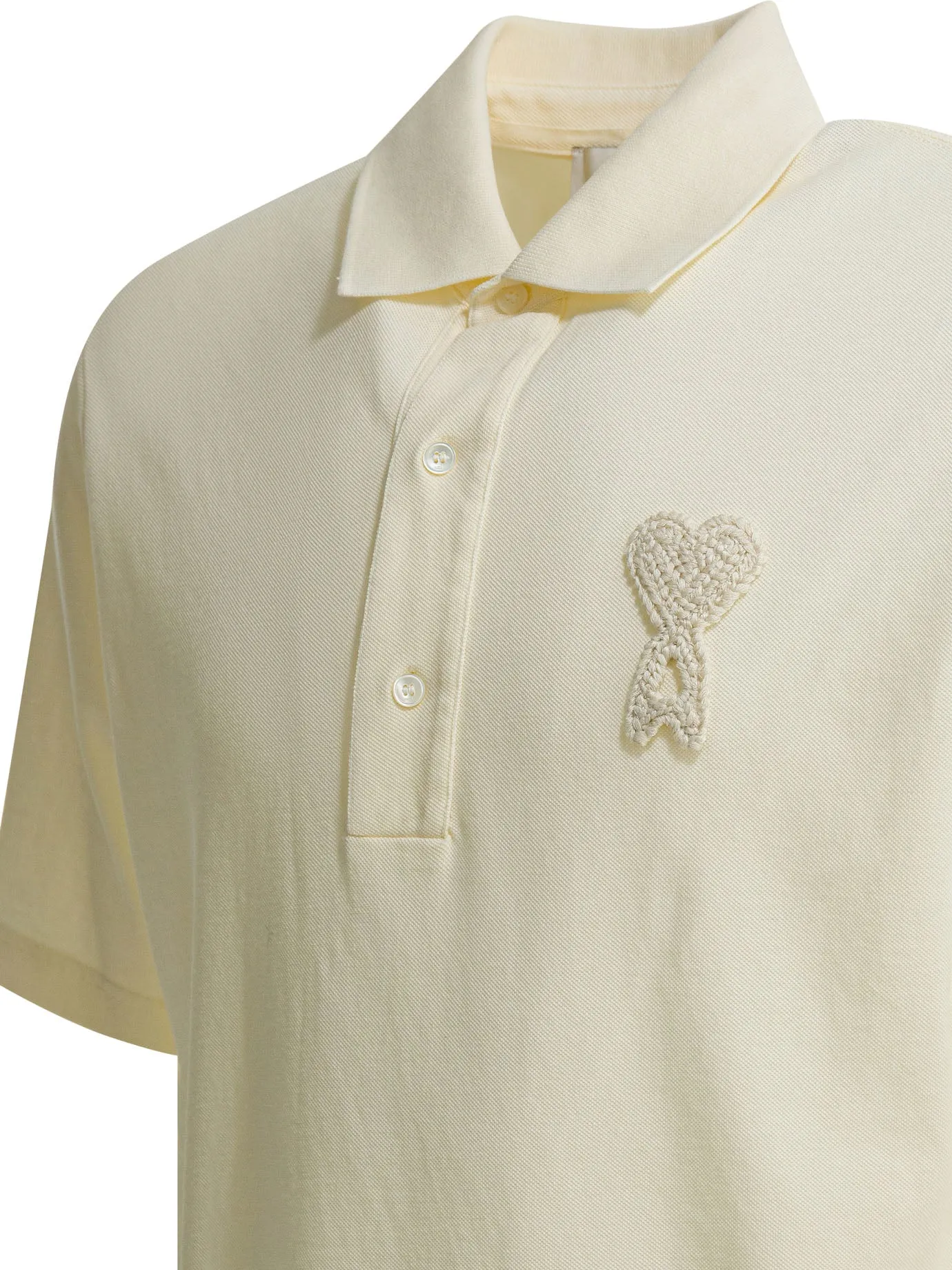 Polo Shirt With Buttons And Logo Polo Shirts White sold by Wanan Luxury product image thumbnail 4