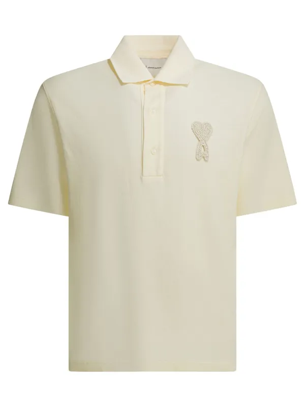 Polo Shirt With Buttons And Logo Polo Shirts White made by Wanan Luxury