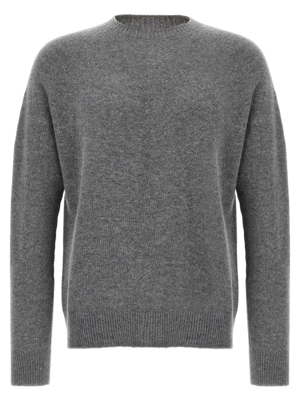 Cashmere Wool Sweater Sweaters And Cardigans Gray sold by Wanan Luxury