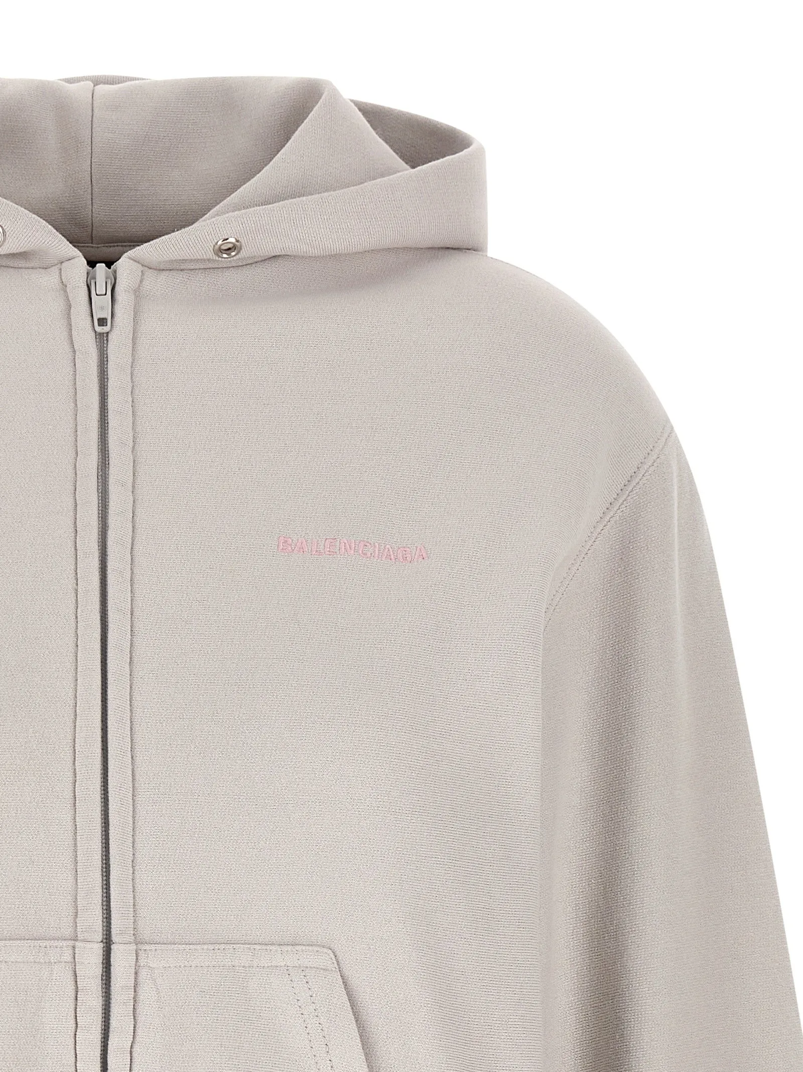 Logo Embroidery Hoodie Sweatshirt Gray sold by Wanan Luxury product image thumbnail 3