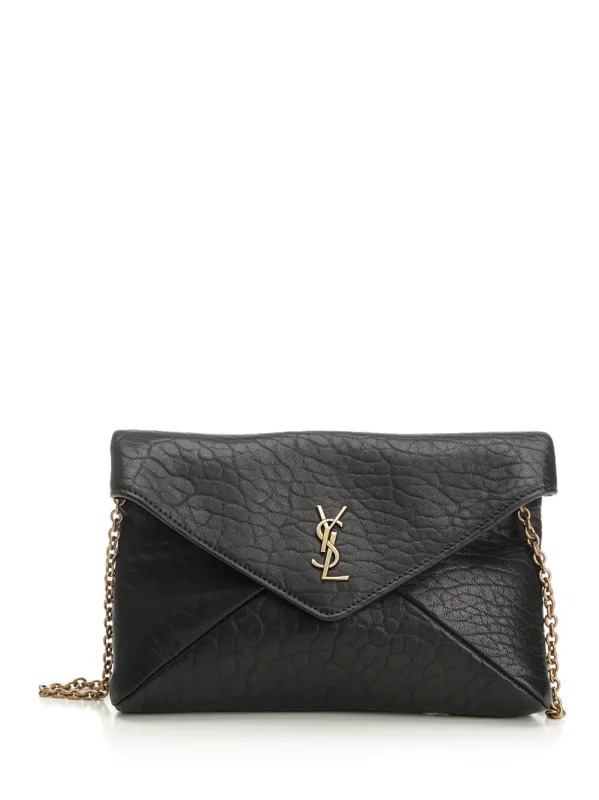 Cassandre Chain Clutch Clutches Black sold by Wanan Luxury