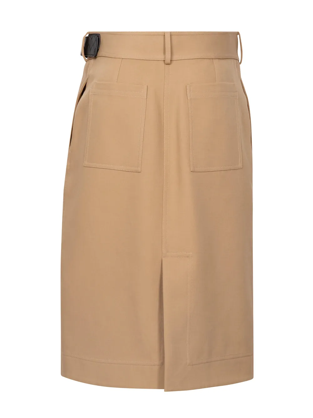 Double Cotton Canvas Skirt sold by Wanan Luxury product image thumbnail 2