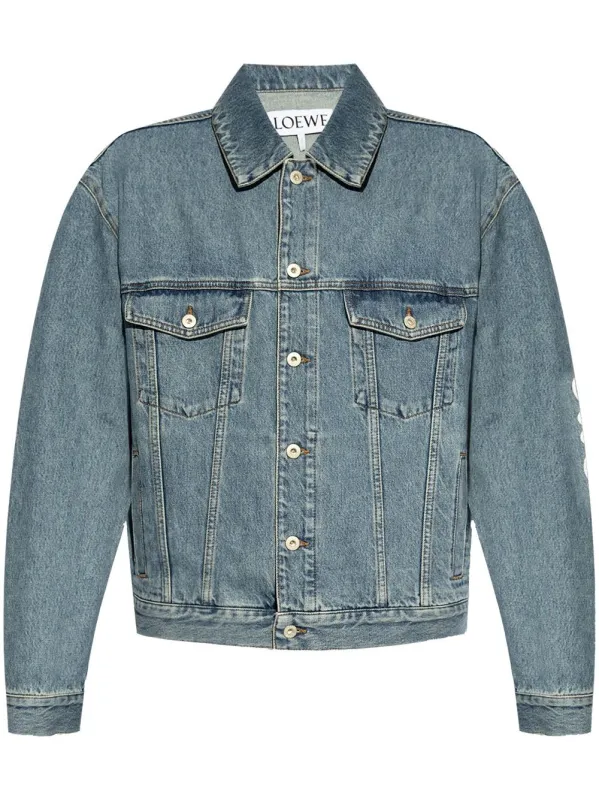 Anagram Denim Jacket sold by Wanan Luxury