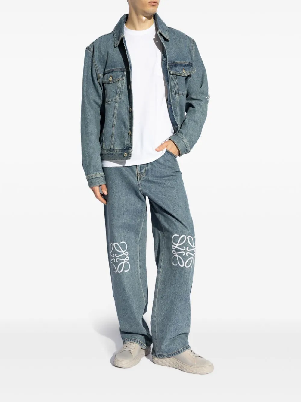 Anagram Denim Jacket sold by Wanan Luxury product image thumbnail 3