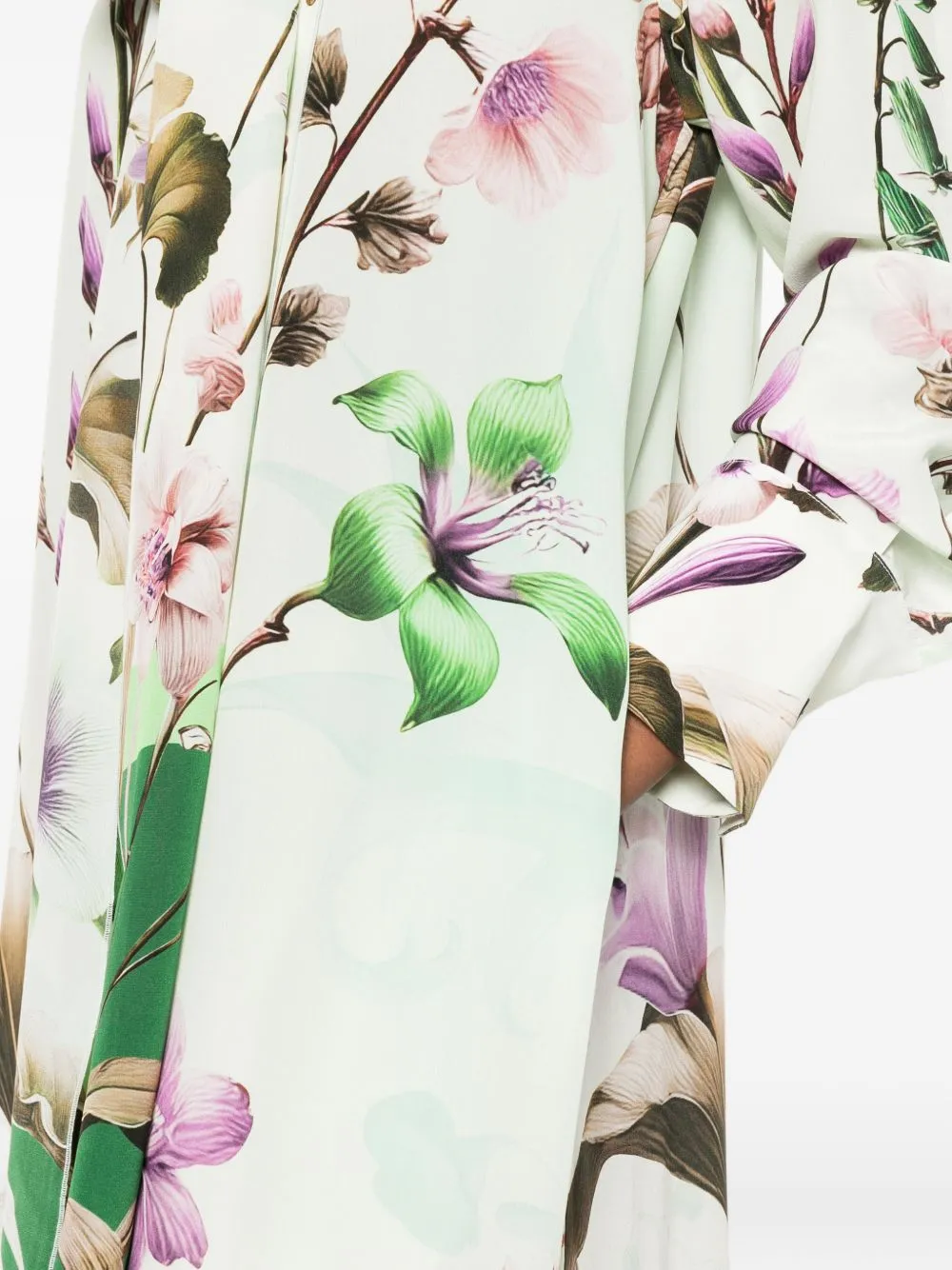 Printed Silk Dress sold by Wanan Luxury product image thumbnail 4