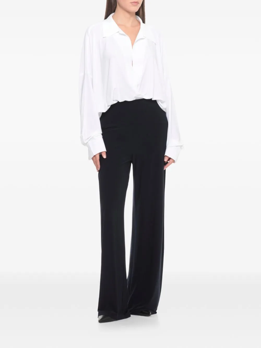 Oversized Shirt Bodysuit sold by Wanan Luxury product image thumbnail 4