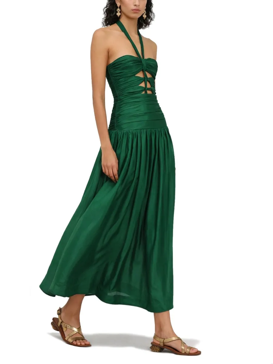 Midi Dress With Knots "Daylight" sold by Wanan Luxury product image thumbnail 2