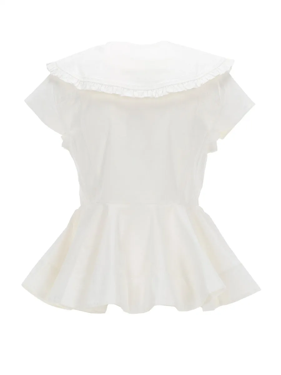Ruffle Shirt sold by Wanan Luxury product image thumbnail 2