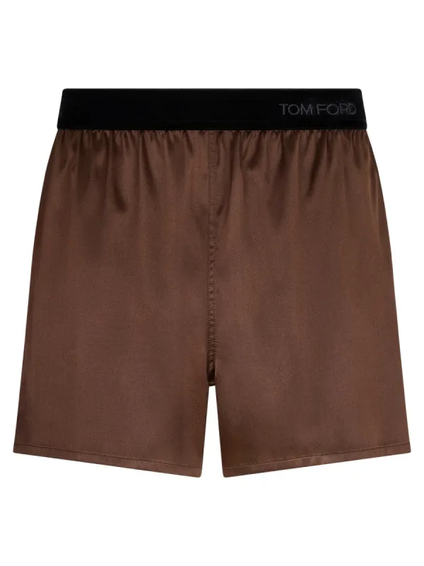 Silk Pajama Shorts made by Tom Ford