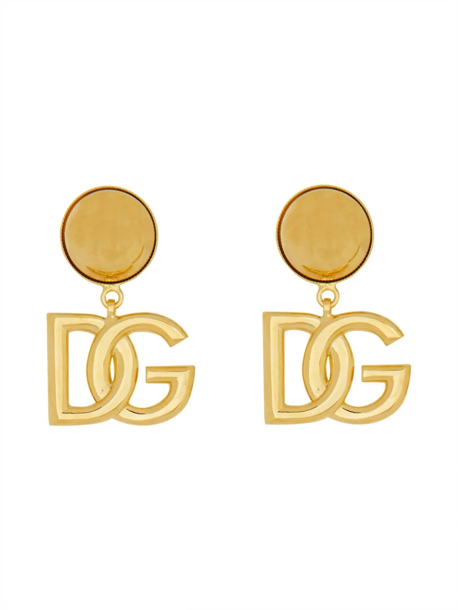 Dg Logo Earrings sold by Wanan Luxury