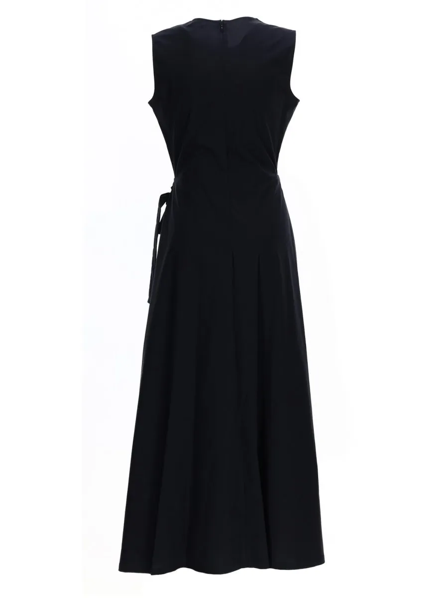 Midi Dress With Drape sold by Wanan Luxury product image thumbnail 2