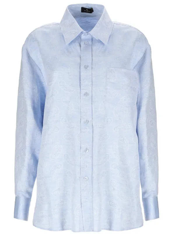 Linen And Cotton Shirt made by Etro