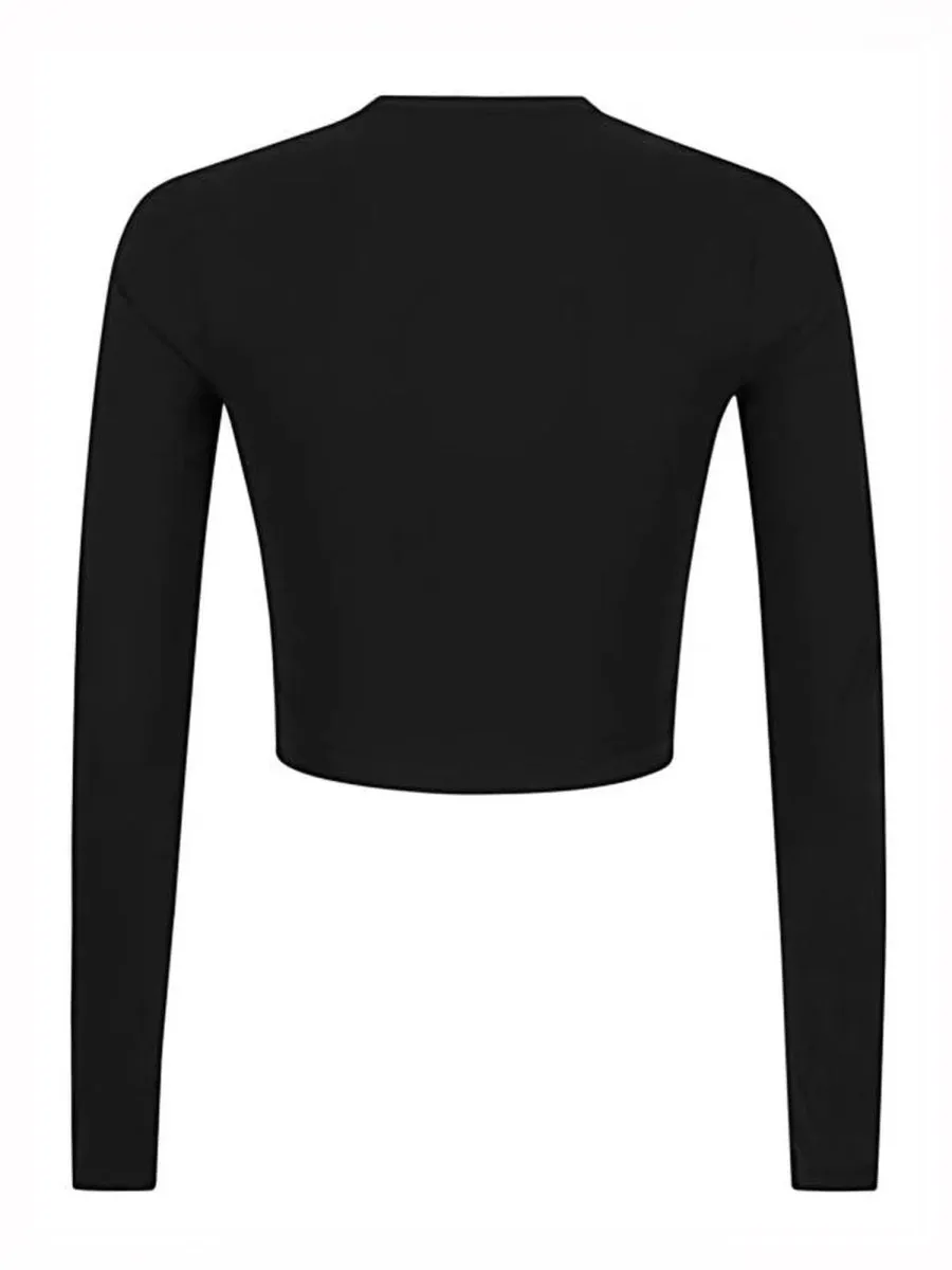 Cropped Top With Logo sold by Wanan Luxury product image thumbnail 3