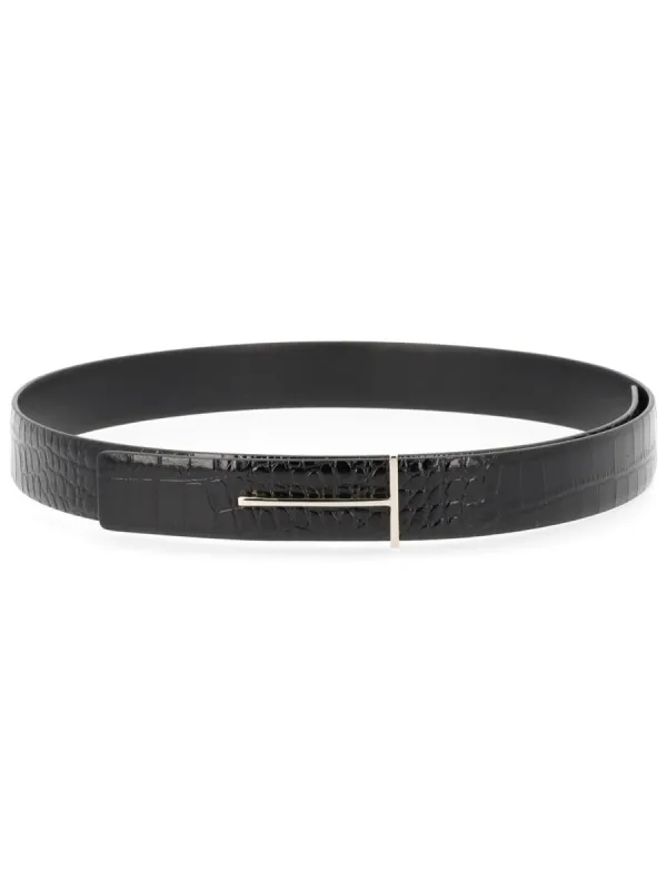 Belt With Buckle "T" sold by Wanan Luxury