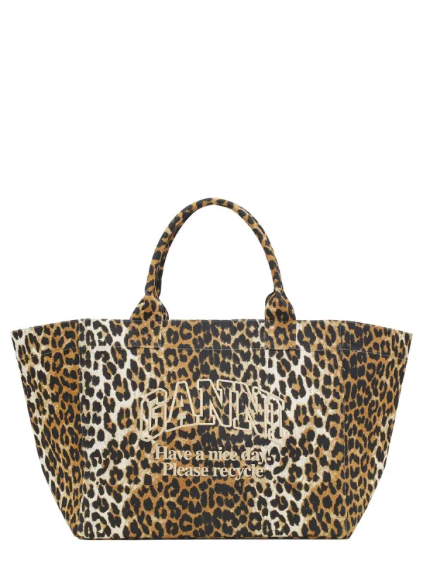 "Leopard Xxl" Tote Bag sold by Wanan Luxury