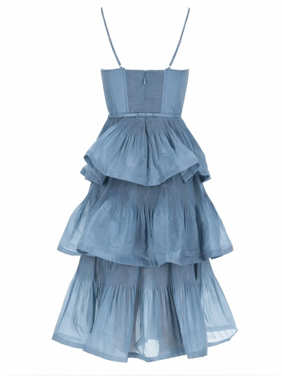 Pleated Midi Dress sold by Wanan Luxury product image thumbnail 3