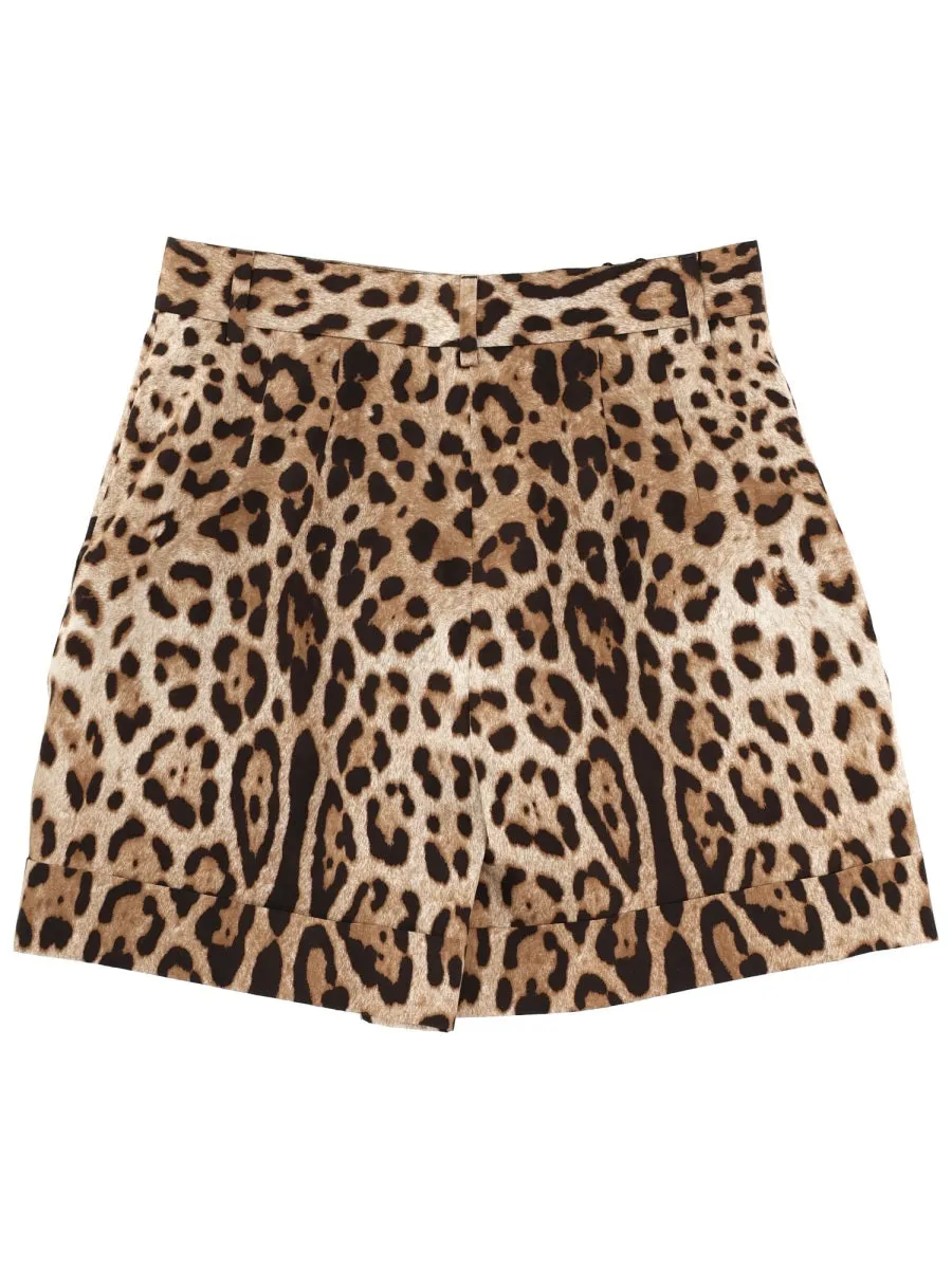 Leopard Print Shorts sold by Wanan Luxury product image thumbnail 3