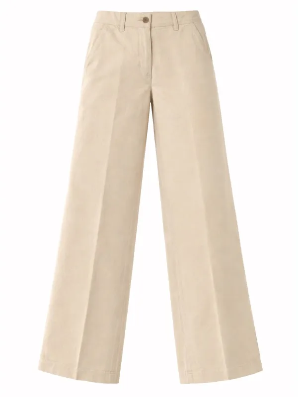 Cotton And Linen Tailored Pants made by Aspesi