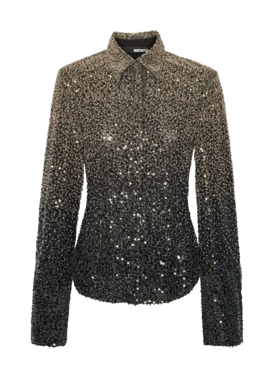 Shirt With Sequins sold by Wanan Luxury